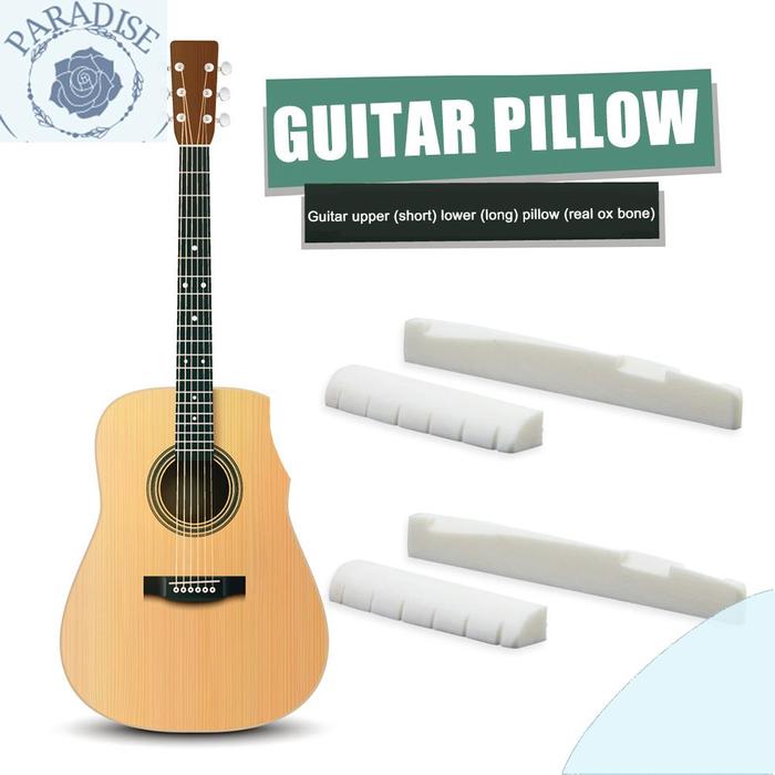 Gambar 4pcs Bone Guitar Bridge Nut Saddle 6 String Guitar Musical Instrument dari bisnis usia muda undefined Tokopedia