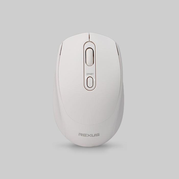 Gambar Rexus Mouse Wireless + Bluetooth Office Q35 Silent Click - White dari Gaming Plus Store undefined Tokopedia