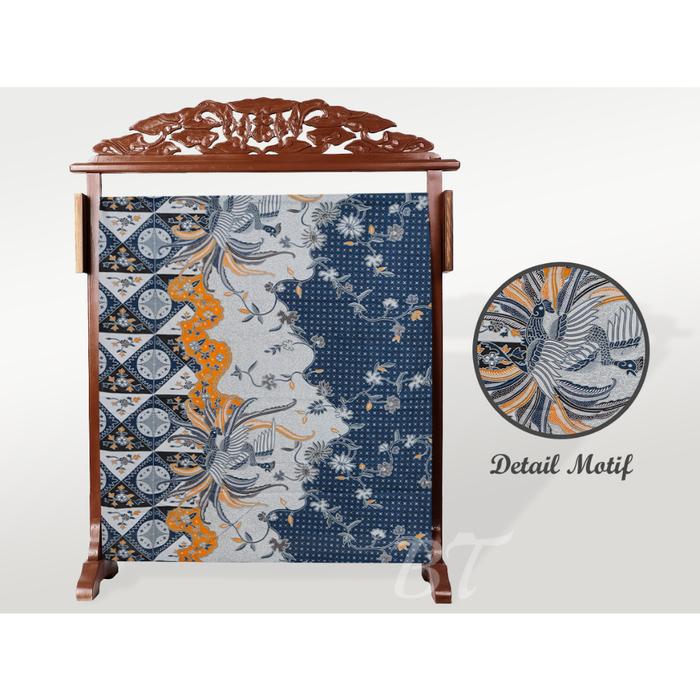 Gambar BATIK TRUSMI Bahan Batik Kain Panjang Batik Kombinasi AYM - Biru dari BT Batik Trusmi Official undefined Tokopedia