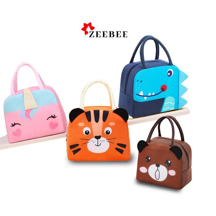 Gambar Tas Bekal Makanan Karakter 3D dan PolosThermal ZeeBee - Biru Tua dari ZenBlossom undefined Tokopedia