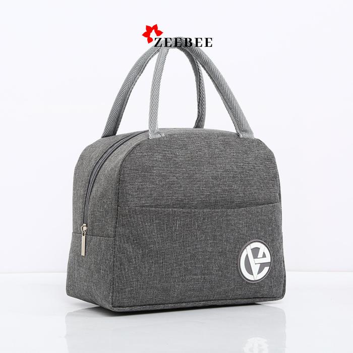 Gambar Tas Bekal Makanan Karakter 3D dan PolosThermal ZeeBee - Grey dari ZenBlossom undefined Tokopedia