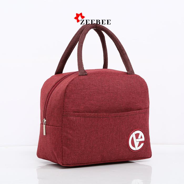 Gambar Tas Bekal Makanan Karakter 3D dan PolosThermal ZeeBee - Marun dari ZenBlossom undefined Tokopedia