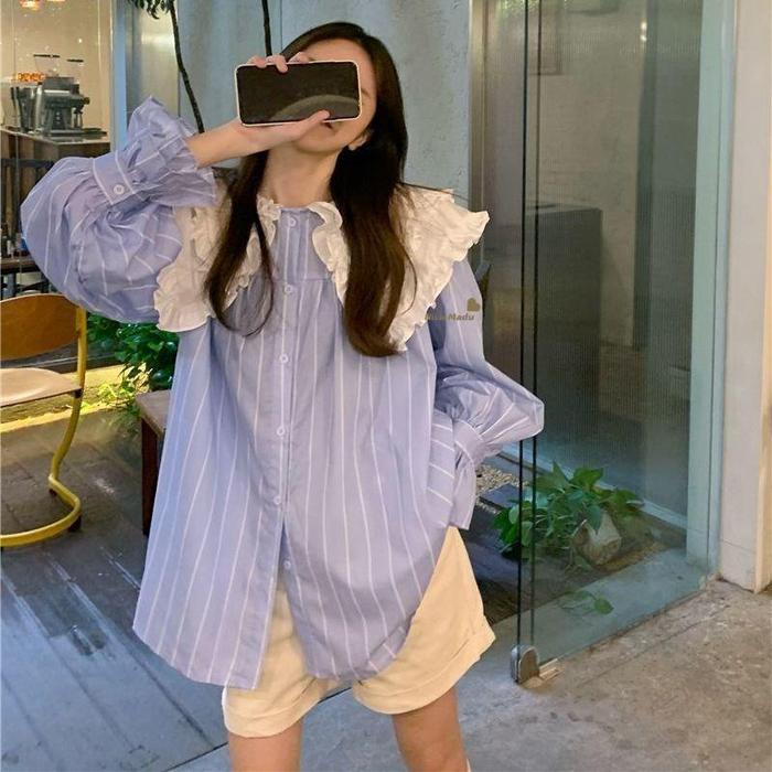 Gambar CHILKITKA FASHION NICO##BLOUSE RENDA IMPORT/KEMEJA RENDA - Warna gambar, S dari Chilkitka Looks undefined Tokopedia