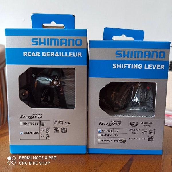 Jual Paket Shifter dan Rd Shimano Tiagra 4700 Gs Medium 10 Speed