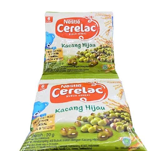Gambar hln nestle cerelac kacang hijau (kemasan renceng) dari Holand Baby undefined Tokopedia