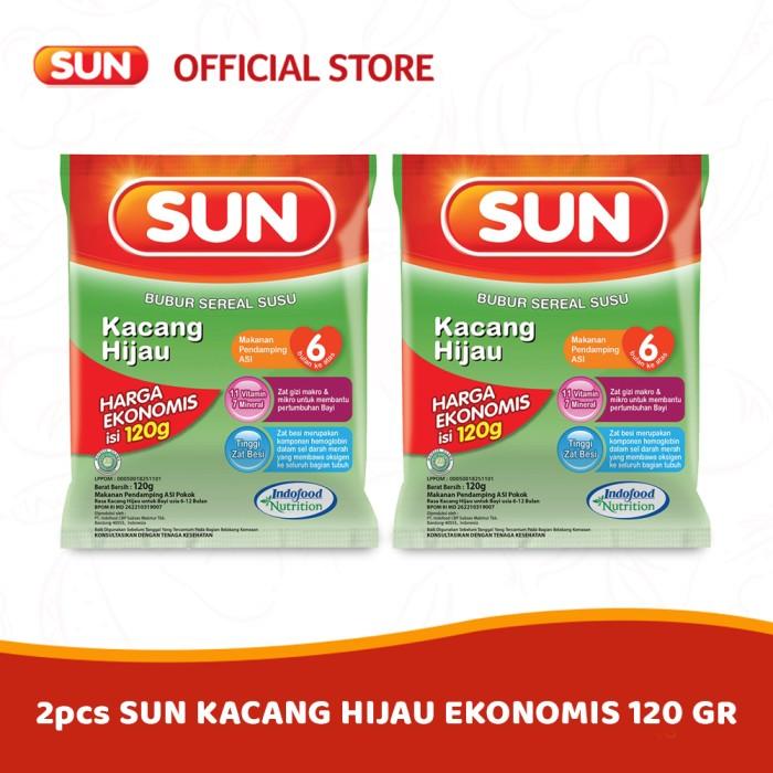 Gambar hln bubur 6+ twin pack - sun kacang hijau ekonomis 120 gr (2 pcs) dari Holand Baby undefined Tokopedia