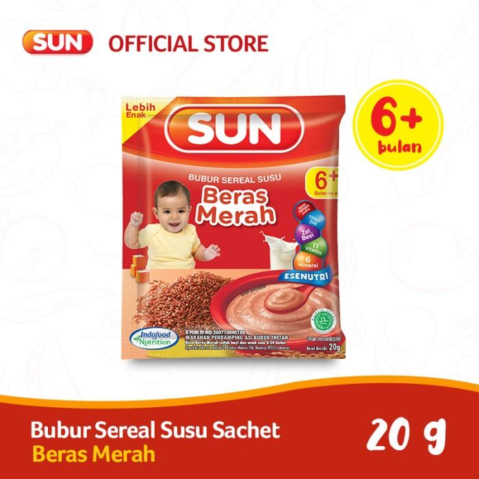 Gambar hln sun bubur sereal susu beras merah sachet 20 gr x 1 pcs dari Holand Baby undefined Tokopedia