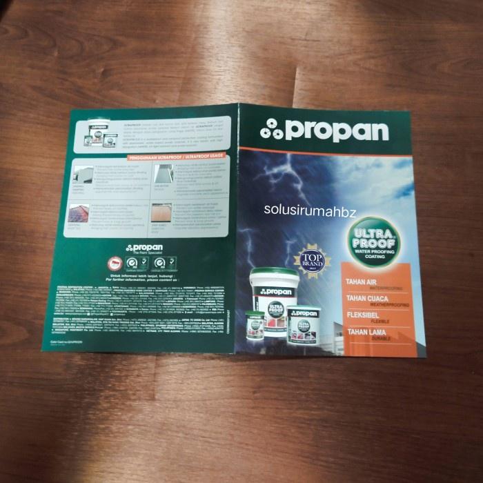 Jual KATALOG CAT PROPAN ULTRAPROOF WATER PROOFING 4HAL kartu warna