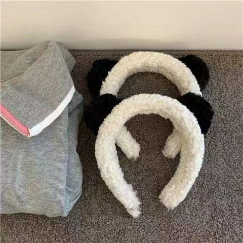 Gambar BD0018 BANDO BULU WARNA HITAM PUTIH BANDO ANAK DEWASA LUCU - HITAM-PUTIH dari Tokoserbaserbi01. undefined Tokopedia