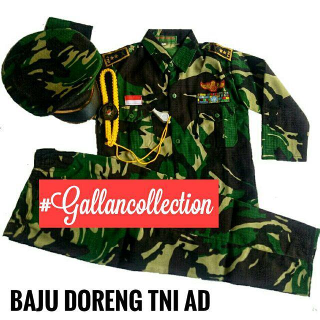 Gambar BAJU PROFESI TENTARA/COSTUM TNI AD / SERAGAM ABRI / KOSTUM ANAK - Baju tentara, No. 10 dari distaap undefined Tokopedia
