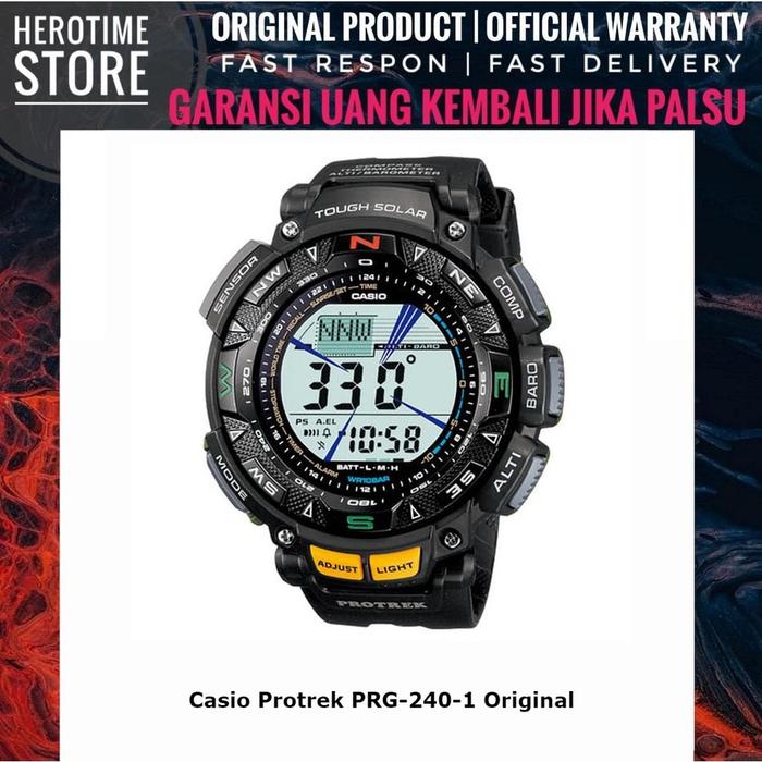 Casio Protrek Prg-240-1 Jam Tangan Digital Pria Garansi Resmi Original