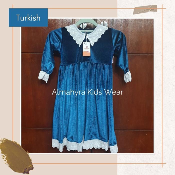Gambar READY GAMIS ONLY - Baju Anak Perempuan Alena Bahan Bludru By Maysuun - Turkish, 1y dari Almahyra Kids Wear_NEW undefined Tokopedia
