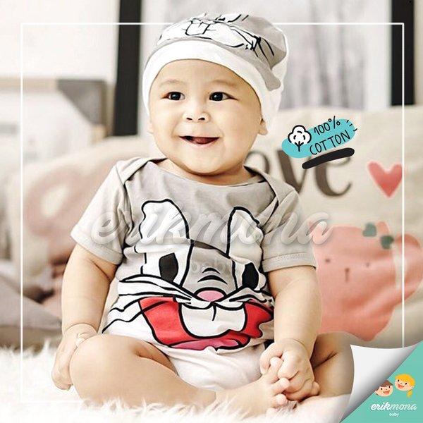 Jual Dijual baju bayi jumper bayi lucu kelinci bugs bunny Murah
