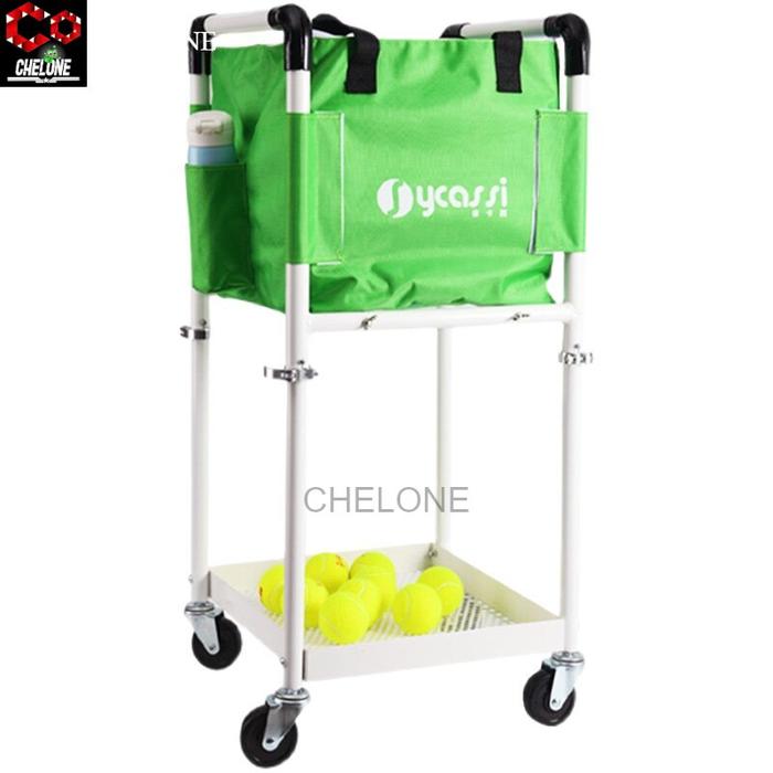 Gambar Keranjang Tenis Penyimpanan Bola Tenis Lipat Portabel Kapasitas 200Bal - green dari ChelOne undefined Tokopedia