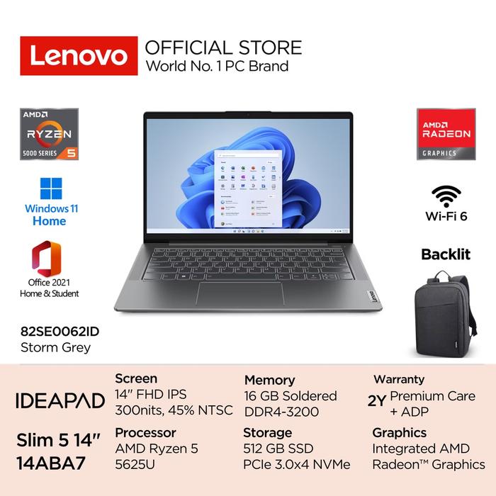 ジャンク Ideapad 5 14ABA7 AMD Ryzen 5/8GB/14.0インチ/Wi-Fi/Type-C