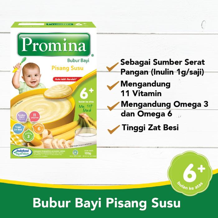 Gambar [BS] Promina Bubur Bayi 6+ / Bubur Bayi / Bubur MPASI Bayi - Pisang Susu dari Bayi Soleha undefined Tokopedia
