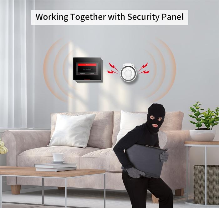 Gambar Murah Staniot Home Security Alarm System Kit Siren 110db Decibel B dari Allied Tools undefined Tokopedia