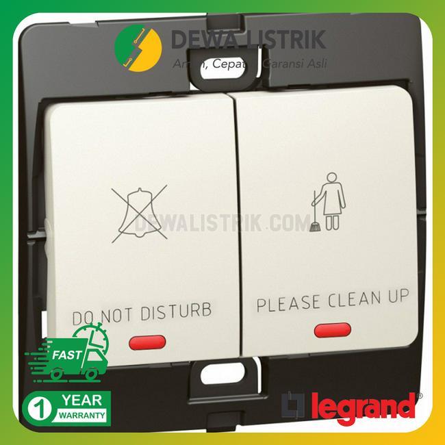 Jual Legrand 283246 - Mallia - 2G switch - DND/Clean Up - Pearl ...