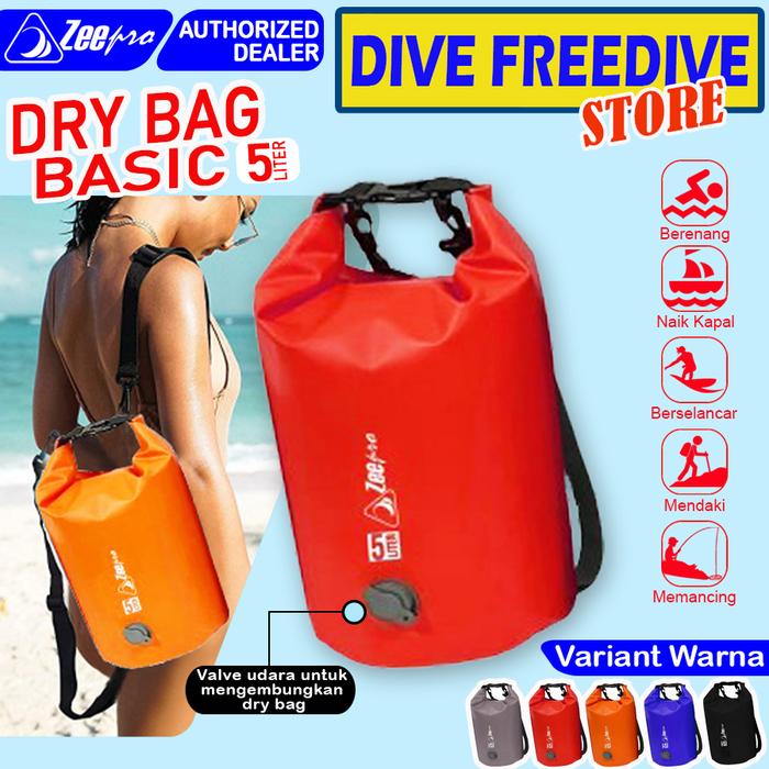 Jual Dry Bag Zeepro Basic Liter 5L Tas Anti Air Waterproof