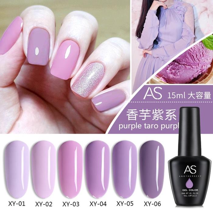 Gambar New!! AS NAIL GEL CODE XY EDISI WARNA UNGU dari Rendy id store undefined Tokopedia