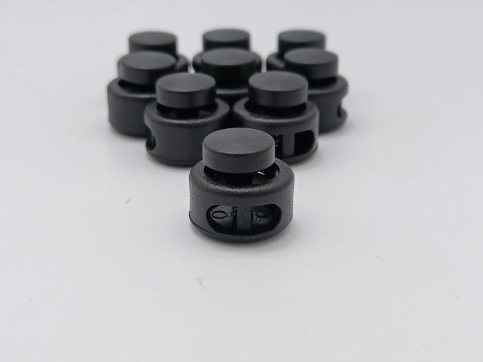 Gambar Stopper Plastik Acetal End Stopper Jaket hitam dan transparan - Hitam 1018 dari Kander MetaI Accessories undefined Tokopedia