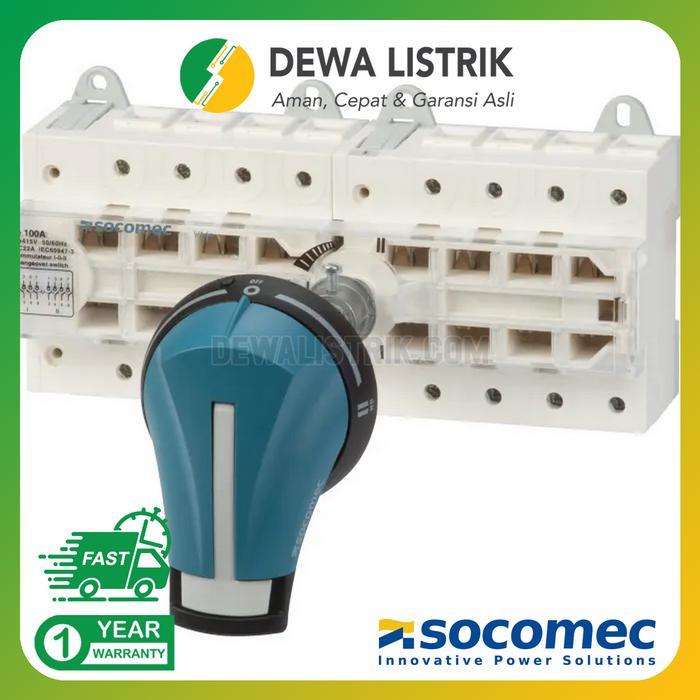 Jual Socomec 44304010 - VM1 CHANGEOVER SWITCH 4X100A FRONT OPERATION ...