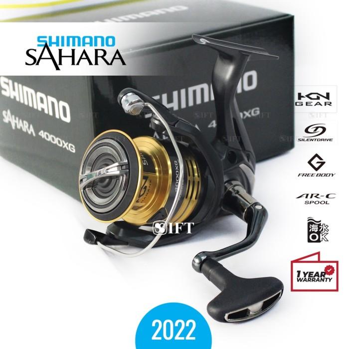 Gambar Reel Shimano SAHARA 2022|500 s/d 5000 Freshwater Saltwater UL Pancing - 4000 XG dari TokoPancingSepitBiru undefined Tokopedia