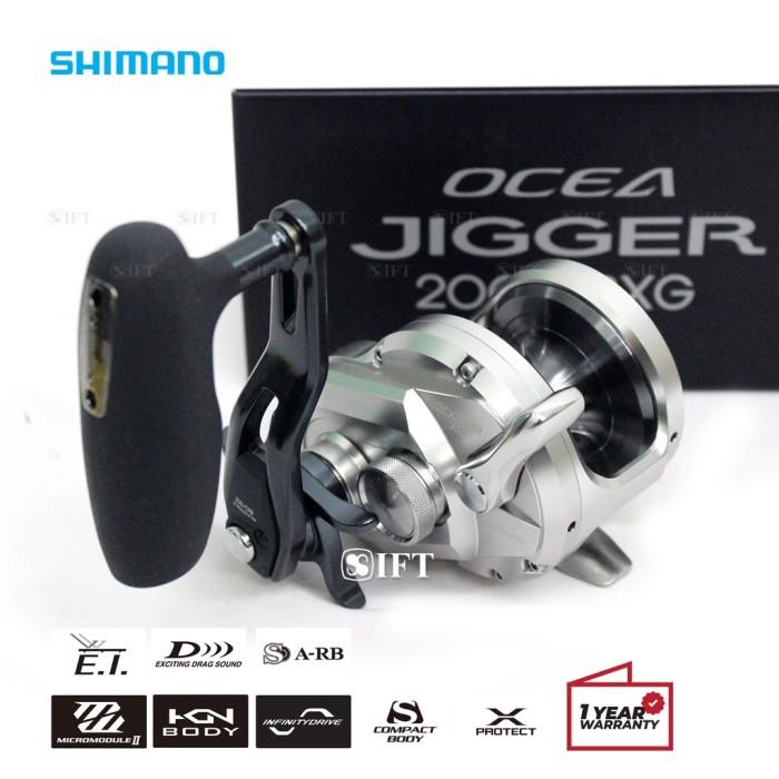 jual reel shimano ocea jigger Jual Reel Jigging OH Shimano OCEA JIGGER 2001 NR MG/XG | Japan Overhead 21  - 2001 NRXG - Kota Administrasi Jakarta Barat - Tokopancingsepitbiru
