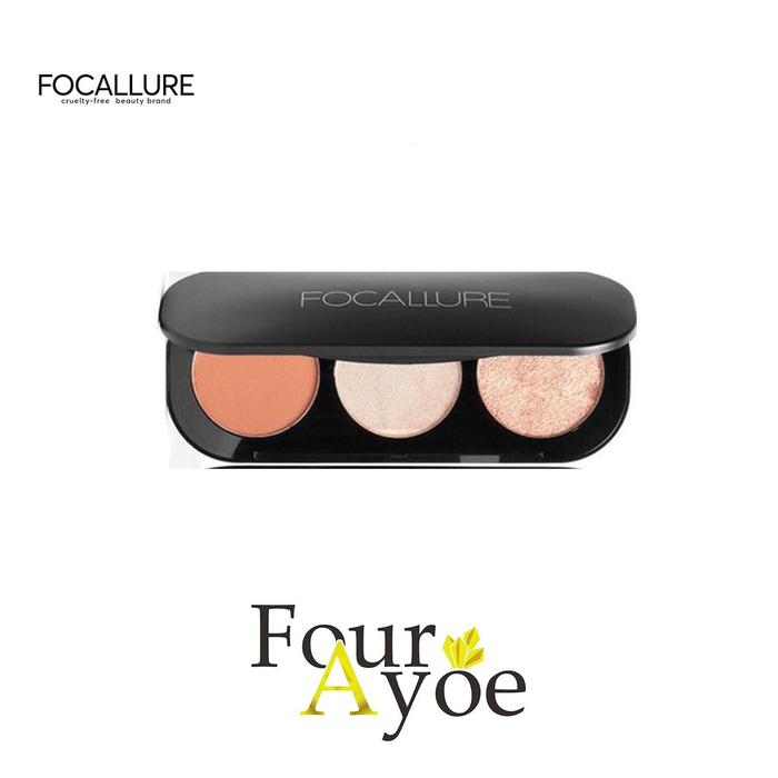 Gambar Warehouse Sale [Focallure] BLUSH & HIGHLIGHTER PALETTE - FA26 - 01 dari fourAyoe Beauty undefined Tokopedia