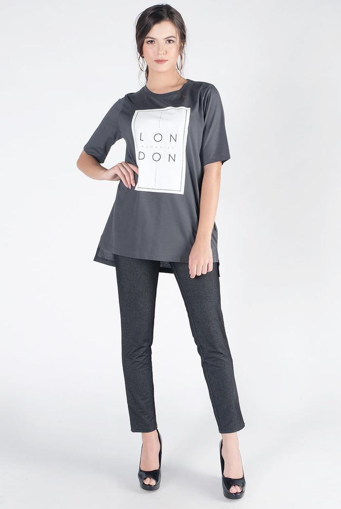 Gambar Bodytalk T-Shirt Lengan Pendek Pillie Dark Grey 12270T4DG - S dari Logo Jeans undefined Tokopedia
