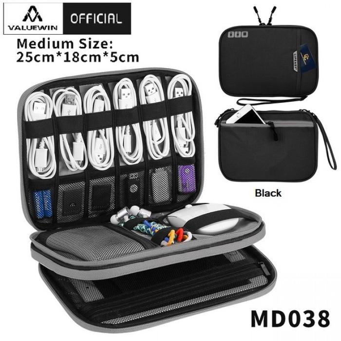Gambar VALUEWIN MD038 M Size - Tas Travel Handbag Storage Aksesoris Gadget dari Jelambarshop71 undefined Tokopedia