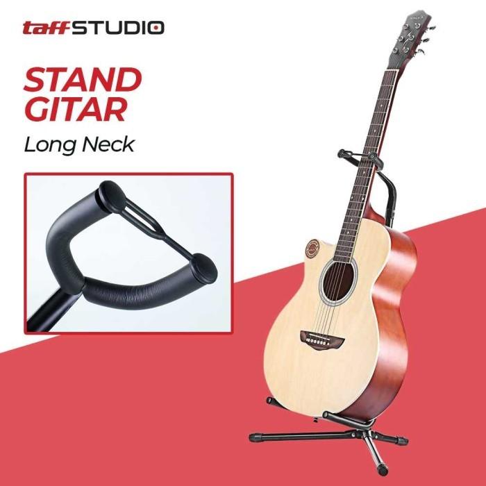 Gambar TRIPOD LANTAI STAND RAK DUDUKAN GITAR AKUSTIK LISTRIK BASS UKULELE dari BStore id Official undefined Tokopedia