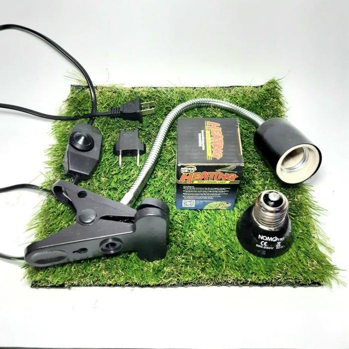 Gambar Lampu reptil Infrared Pemanas keramik heater dan Fiting besi - F Panjang Dimer, 20 W Heater dari Motojasa undefined Tokopedia