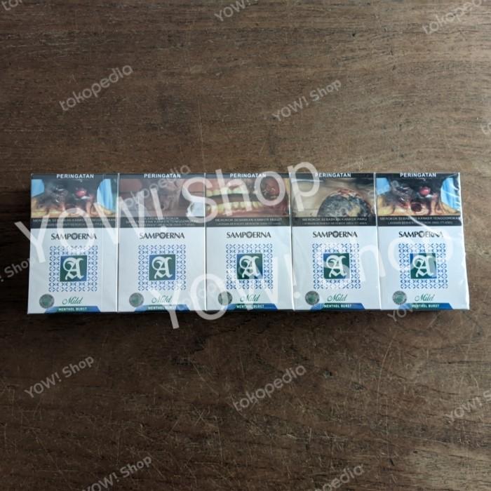 Gambar Rokok Sampoerna Mild Menthol isi 16 batang - 5 pack/bungkus dari ONESTORE69 undefined Tokopedia