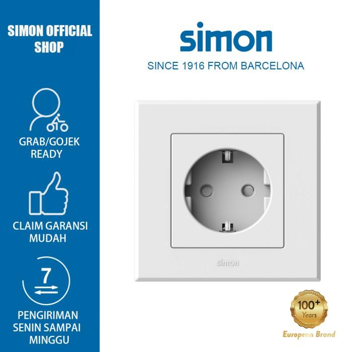 Gambar Stop Kontak Simon E3 Schuko Socket - Schuko Socket dari Simon Official Store undefined Tokopedia