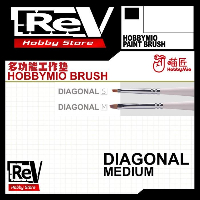 Gambar HOBBYMIO PAINT BRUSH - DIAGONAL MEDIUM dari RevhobbySurabaya undefined Tokopedia
