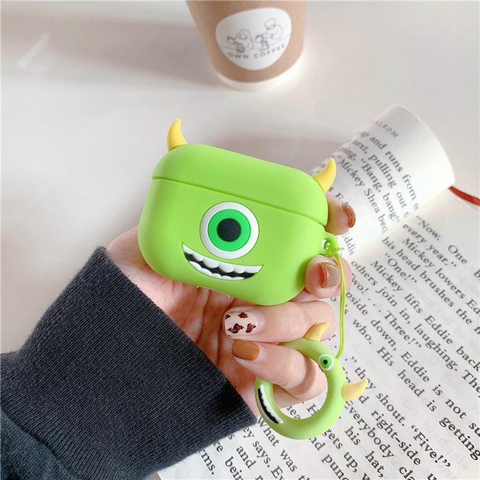 Gambar Airpods Case Monster Inc Mike James Gen 1 2 3 PRO Soft Silicone - Mike, Airpods Gen 1/2 dari Arceantics undefined Tokopedia