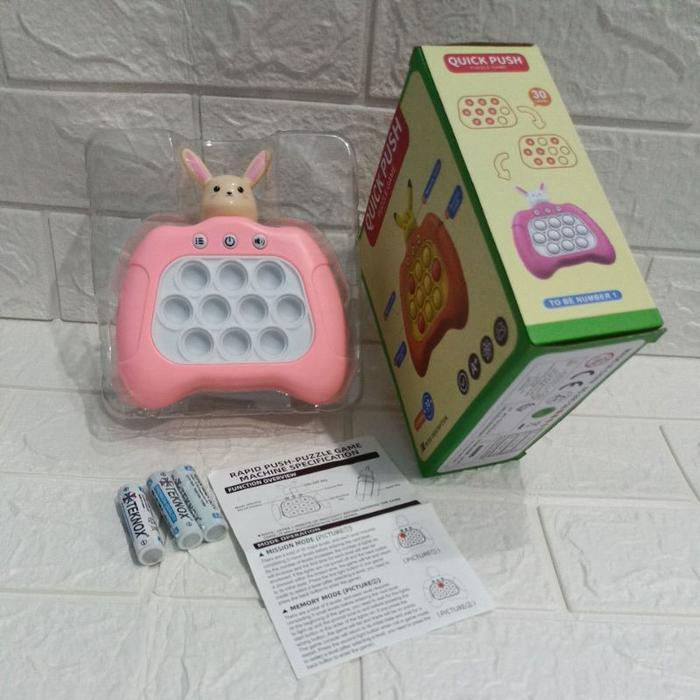 Gambar LYSASHOP Mainan Edukasi Anak Pop It Push Bubble Game Fidget Toys LED - Rabbit dari LYSASHOP888 undefined Tokopedia