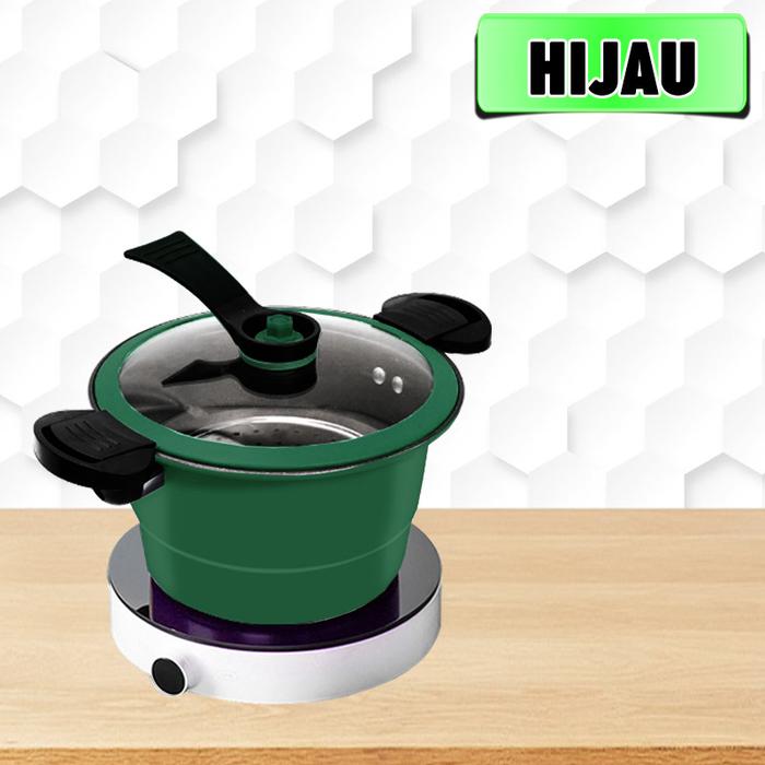 Gambar PANCI PRESTO 3,5L TEFLON - PanciKukusHijau dari ALFATIHSHOP01 undefined Tokopedia