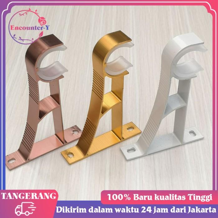 Gambar 2pcs Curtain Rod Brackets/Tiang Gorden Bracke/Braket Gorden dari Utkhala9725 undefined Tokopedia