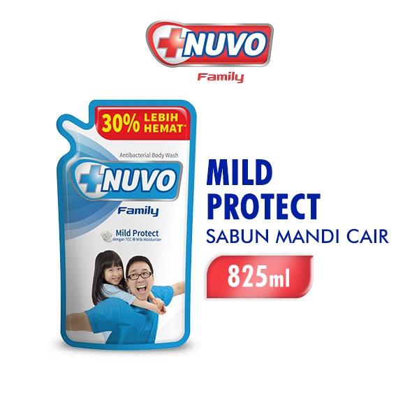 Gambar Nuvo Family Sabun Mandi Cair Merah Biru Pouch 825Ml - Biru dari WorldMart88 undefined Tokopedia