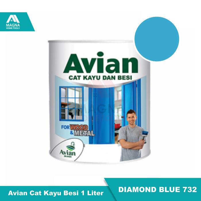 Gambar CAT AVIAN KAYU/BESI 1 KG/1 LT/WARNA BIRU/BIRU LAUT/BIRU MUDA/BIRU TUA - 732 DIAMND BLUE dari MAGNA Home Tools MHT undefined Tokopedia