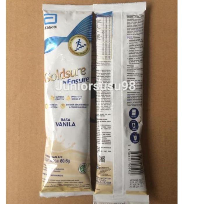 Gambar Goldsure by Ensure Sachet 60.6gr 1 sachet Goldsure ✓ dari AIR SOFG undefined Tokopedia