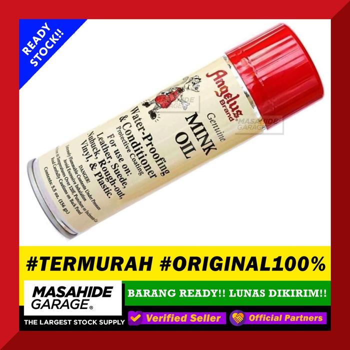 Jual TERMURAH Angelus Mink Oil Spray Leather Conditioner