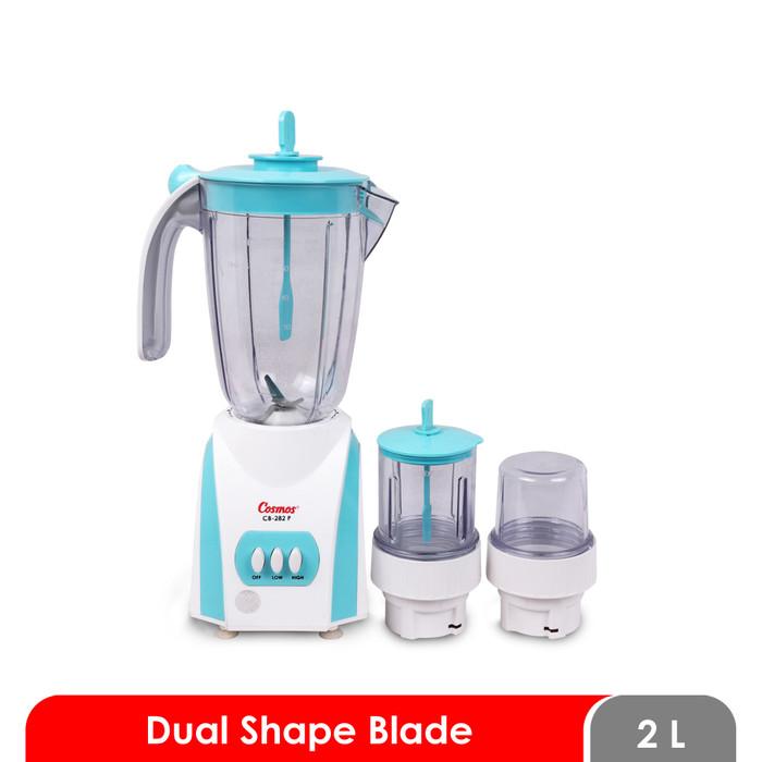 Gambar Blender COSMOS JUMBO plastik/kaca 2L - 3 IN 1 - CB 282 P/G CB282P/G - Biru dari EJG Elektronik Official Store undefined Tokopedia