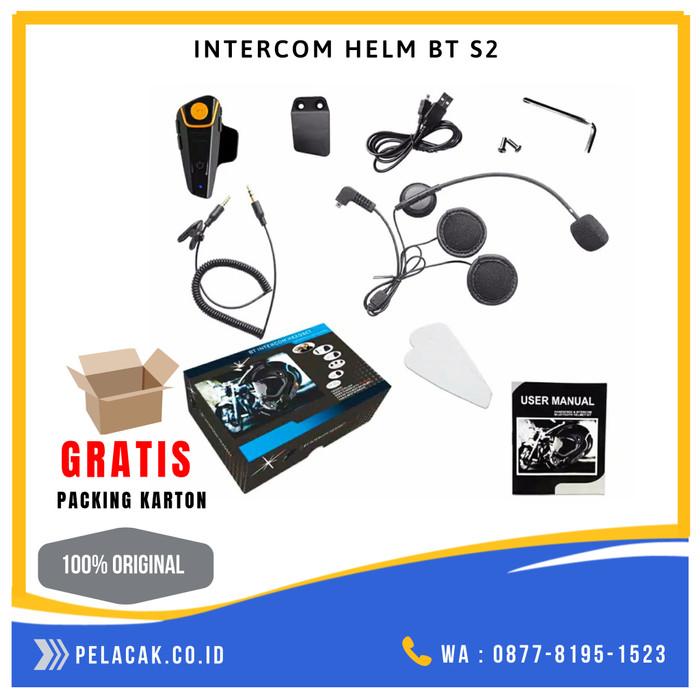 Gambar Bluetooth Intercom Helm BT-S2 dari rereeee_shopp undefined Tokopedia