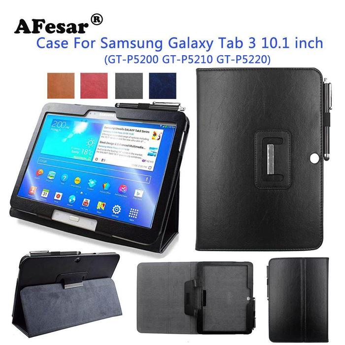 Jual Smart Flip Book Case For Samsung Galaxy Tab Gt-P5200