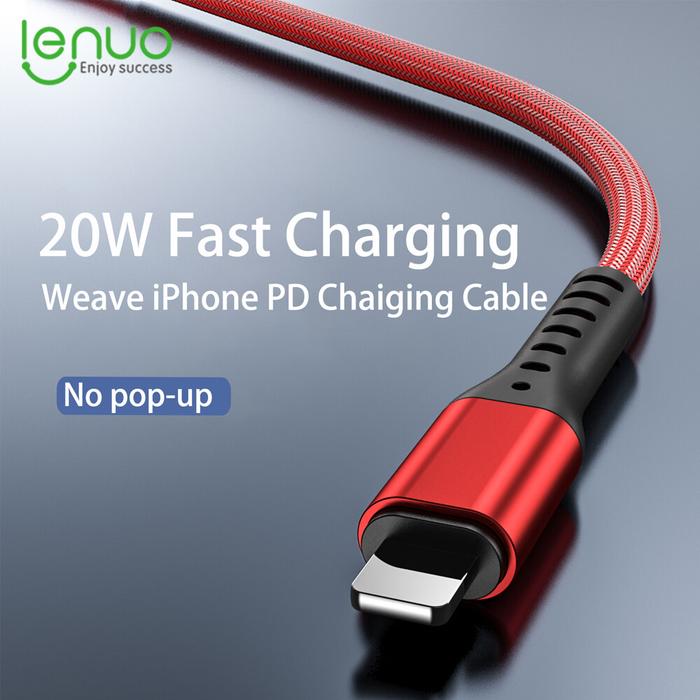 Jual SABAR Lenuo USB C 20W Cable For 14 13 Pro Max 12 Mini 11 X XR