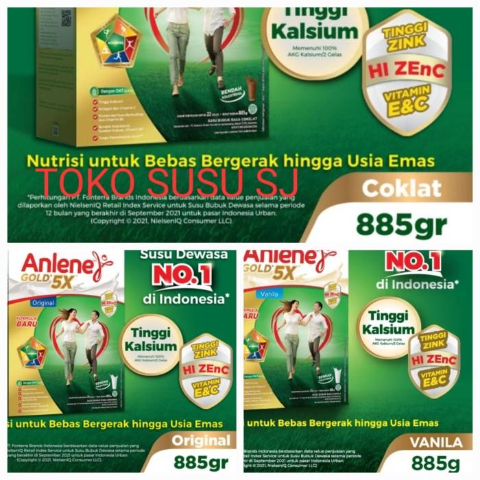 Gambar Anlene Gold 5X Vanila Coklat Original 885 Gram/885Gr/Plus/900Gr/Plain dari Ngunyah_Yukkk undefined Tokopedia