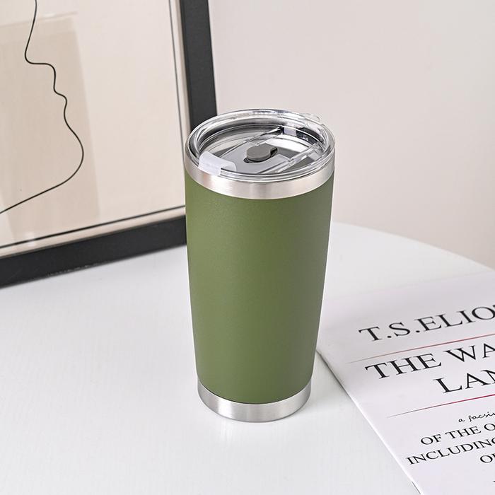 Gambar [SPR] Tumbler Stainless 600 ml / Botol Stainless Tebal Tahan Panas - Hijau dari Supplier Perlengkapan Rumah undefined Tokopedia